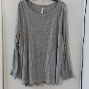 Cacique Gray Long Sleeve Women's Top